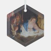 Aanbidding van de herders - Honthorst - Kerstmis Glas Ornament (Voorkant)