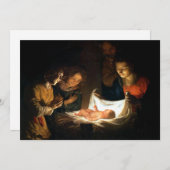 Aanbidding van het kindje Jezus - Honthorst (Voorkant / Achterkant)