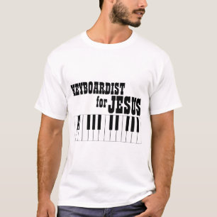 Aanbiddingsteam Shirt Toetsenbord voor Jesus