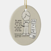 Aanbieden Keramisch Ornament (Rechts)