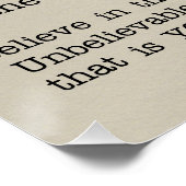 Aanbieden Perfect Poster (Hoek)