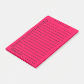 Aanbieden | Rood/roze Post-it® Notes (Schuin)