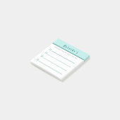 Aanbieding doen, bevestigingschecklist post-it® notes (Schuin)