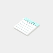 Aanbieding doen, Gratitude-checklist Post-it® Notes (Schuin)