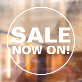 Aanbieding nu actief raamsticker (Vel 2)