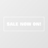 Aanbieding nu online raamsticker (Vel)