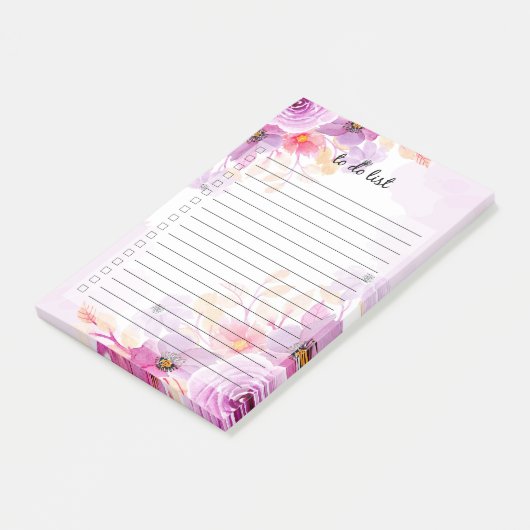 Aanbieding voor Floral Post-it® Notes (Schuin)