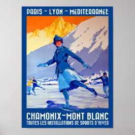 Aanbod op de Olympische Winterspelen 1924 Poster