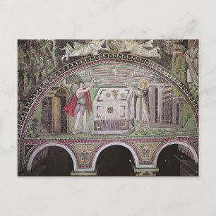 Aanbod van Abel en Melchisedech op Altar Briefkaart