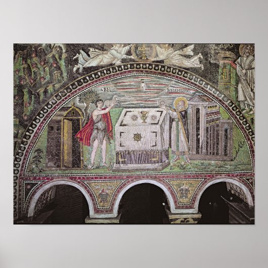 Aanbod van Abel en Melchisedech op Altar Poster (Voorkant)