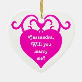 Aanbod voor harthuwelijk keramisch ornament