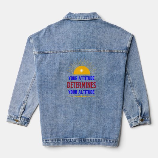 AANDACHT DENIM JACKET (Achterkant)