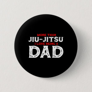 Aandacht Ik Kan Jiu Jitsu Vechters Judo Martial Ar Ronde Button 5,7 Cm