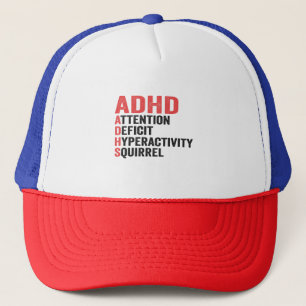 Aandachtstekort Hyperactiviteit Eekhoorn ADHD Cade Trucker Pet