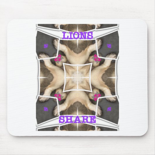 Aandeel van Lion Muismat (Voorkant)