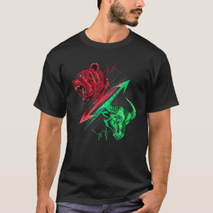  aandelen in de stierenmarkt en de aandelenhandel  t-shirt