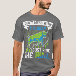 Aandelen Invest Bull en Beer Stock Market 3 T-shirt