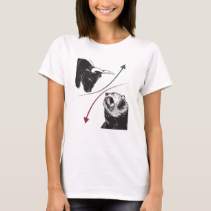 Aandelen op de beurs Beer Bull Prijzen T-shirt