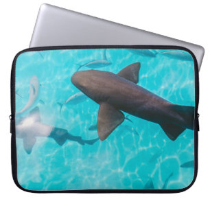 AANDELEN OP HET WATERLICHAAM LAPTOP SLEEVE