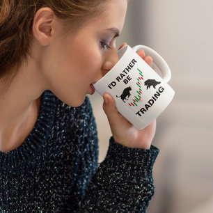 Aandelenhandelaar Koffiemok