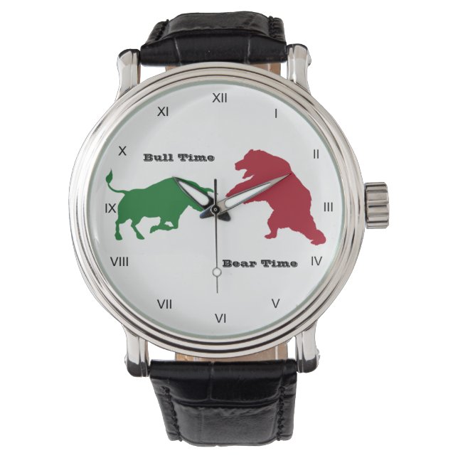 aandelenmarkt horloge (Voorkant)