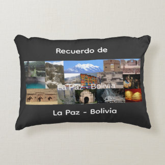 Aandenken aan La Paz Bolivia Accent Kussen