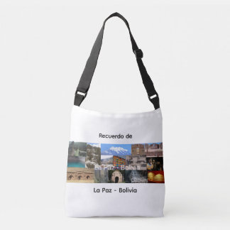 Aandenken aan La Paz Bolivia Crossbody Tas