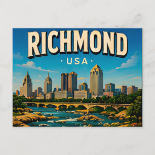 Aandenken aan Richmond Capitol Square Reis Briefkaart