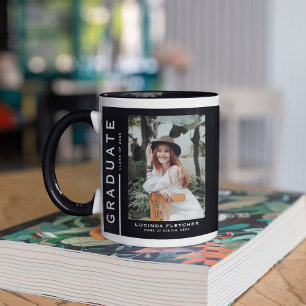 Aandenken Afstudeerfoto & Citaat Afstudeercadeau Mok