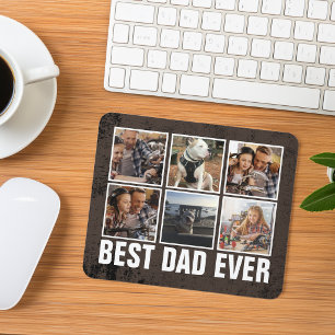 Aandenken Allerbeste Papa Ooit Vaderdag Fotocollag Muismat