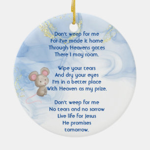Aandenken Cute Little Muis Kinderen Keramisch Ornament