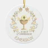 Aandenken! Eerste aangepaste versiering van de com Keramisch Ornament (Voorkant)