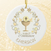 Aandenken! Eerste aangepaste versiering van de com Keramisch Ornament