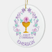 Aandenken! Eerste aangepaste versiering van de com Keramisch Ornament (Links)