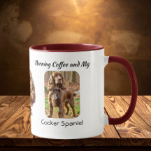 Aandenken Foto Cocker Spaniel Personaliseer