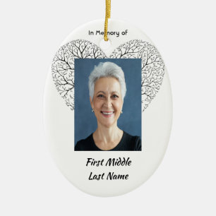 Aandenken Herdenkingsboom Levensboom Hart Liefde Keramisch Ornament