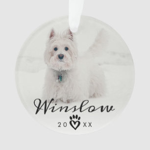 Aandenken voor huisdierverlies met sympathie Hond Ornament
