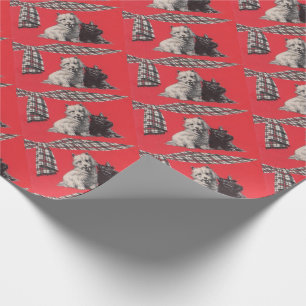 aandoenlijke Schotse terriërs print Cadeaupapier