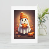 aandoenlijke spook kaart (Staand voorkant)
