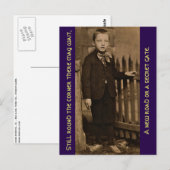 Aanduiding rond elke hoek.. briefkaart (Voorkant / Achterkant)