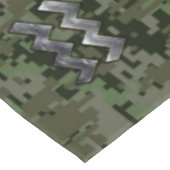 Aanduiding van Aquarius op olijfgroene digitale ca Tafelkleed (Gekanteld)