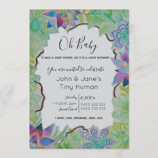 Aanduiding van het Baby shower Kaart