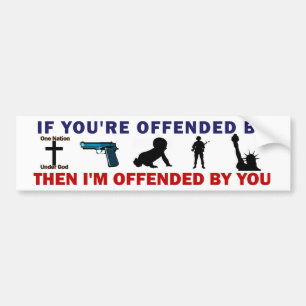 Aangeboden Bumpersticker