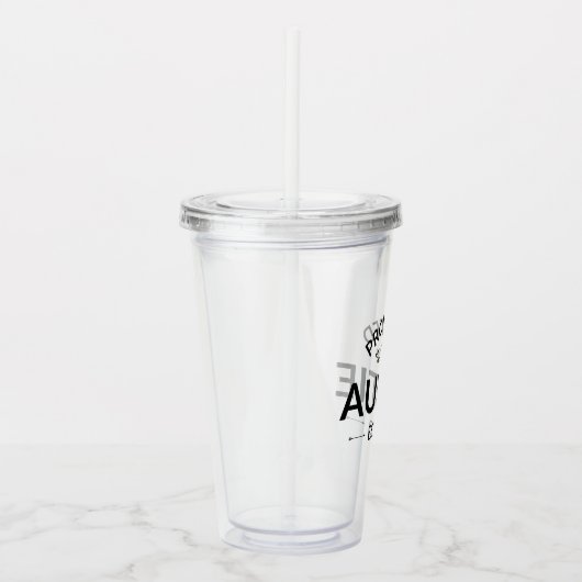 Aangeboden tot tante Est. 2023 II Acryl Drinkbeker (Rechts)