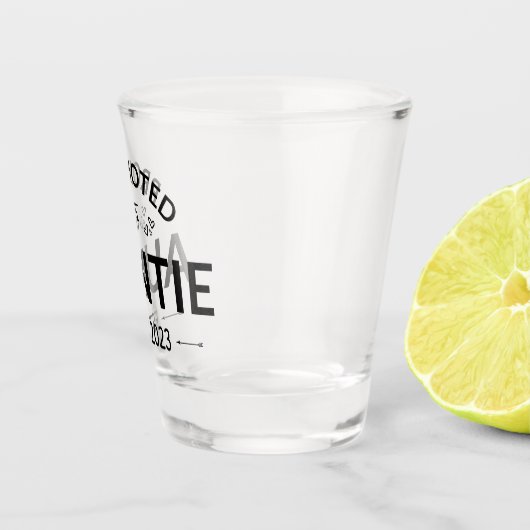 Aangeboden tot tante Est. 2023 II Shot Glas (Rechts)