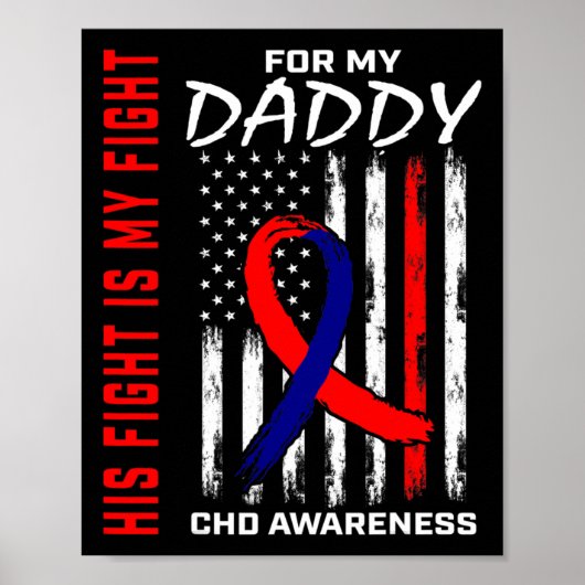 Aangeboren Hartafwijking Chd Bewustzijn Papa Ameri Poster (Voorkant)