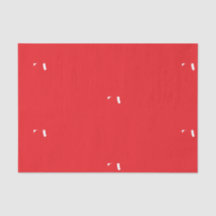 AANGEBOUDE INITIËLE ZIJDEPAPER IN ROOD EN WIT