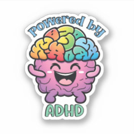 Aangedreven door ADHD | Omarmen van neurodiversite Sticker