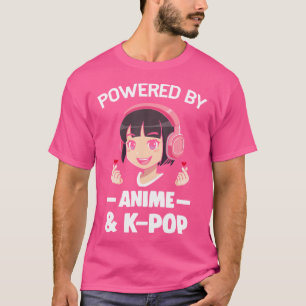 Aangedreven door Anime K-Pop Anime K-Pop T-shirt