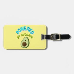 Aangedreven door Avocado Bagagelabel